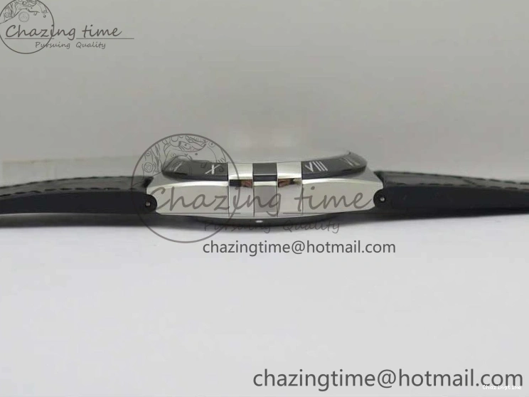 0419 Neat Constellation 131.33.41.21.03.001 SS TW Best Edition Black Dial On Gummy Strap A 7873